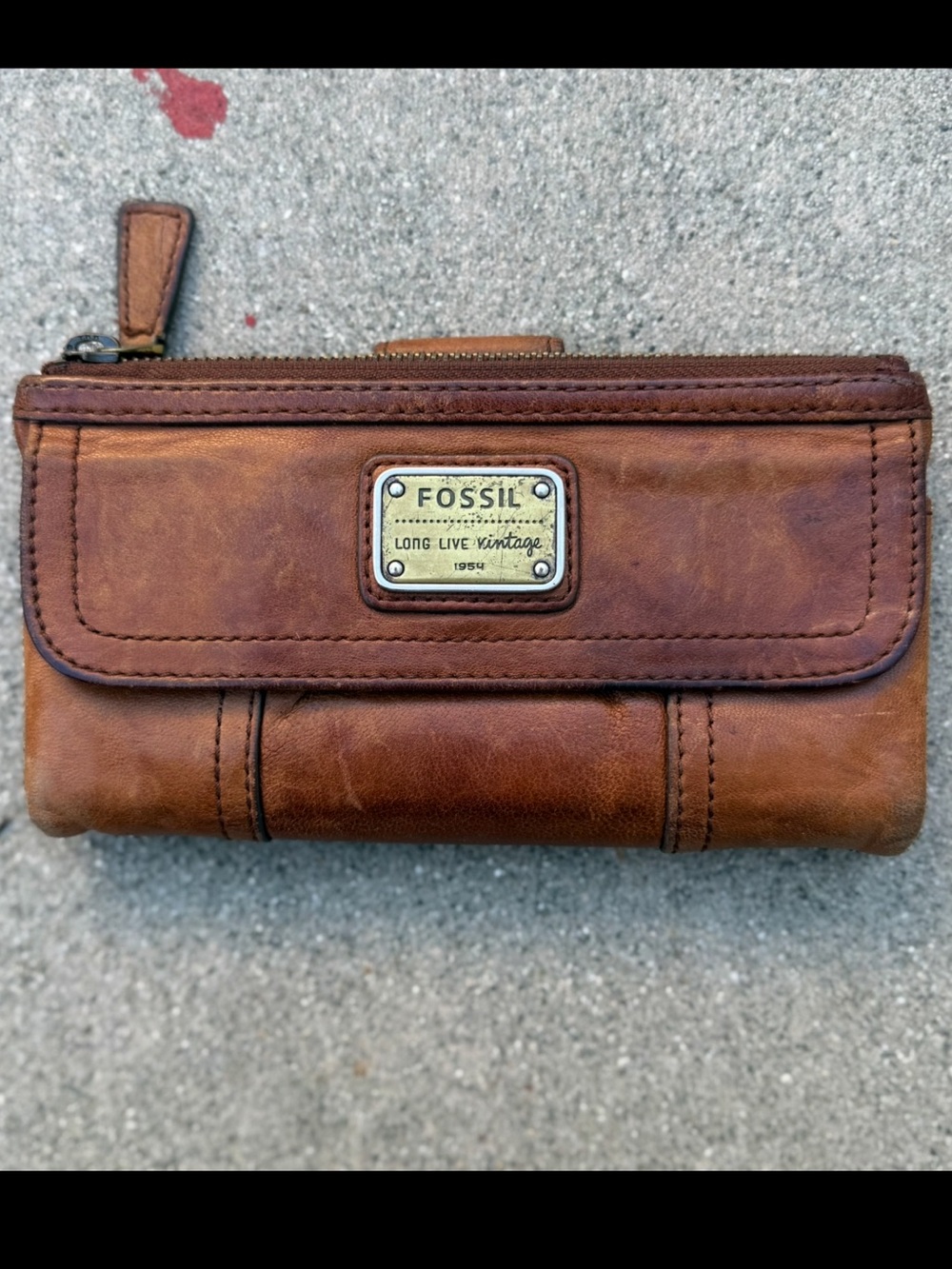 Fossil Long Live Vintage Clutch Wallet